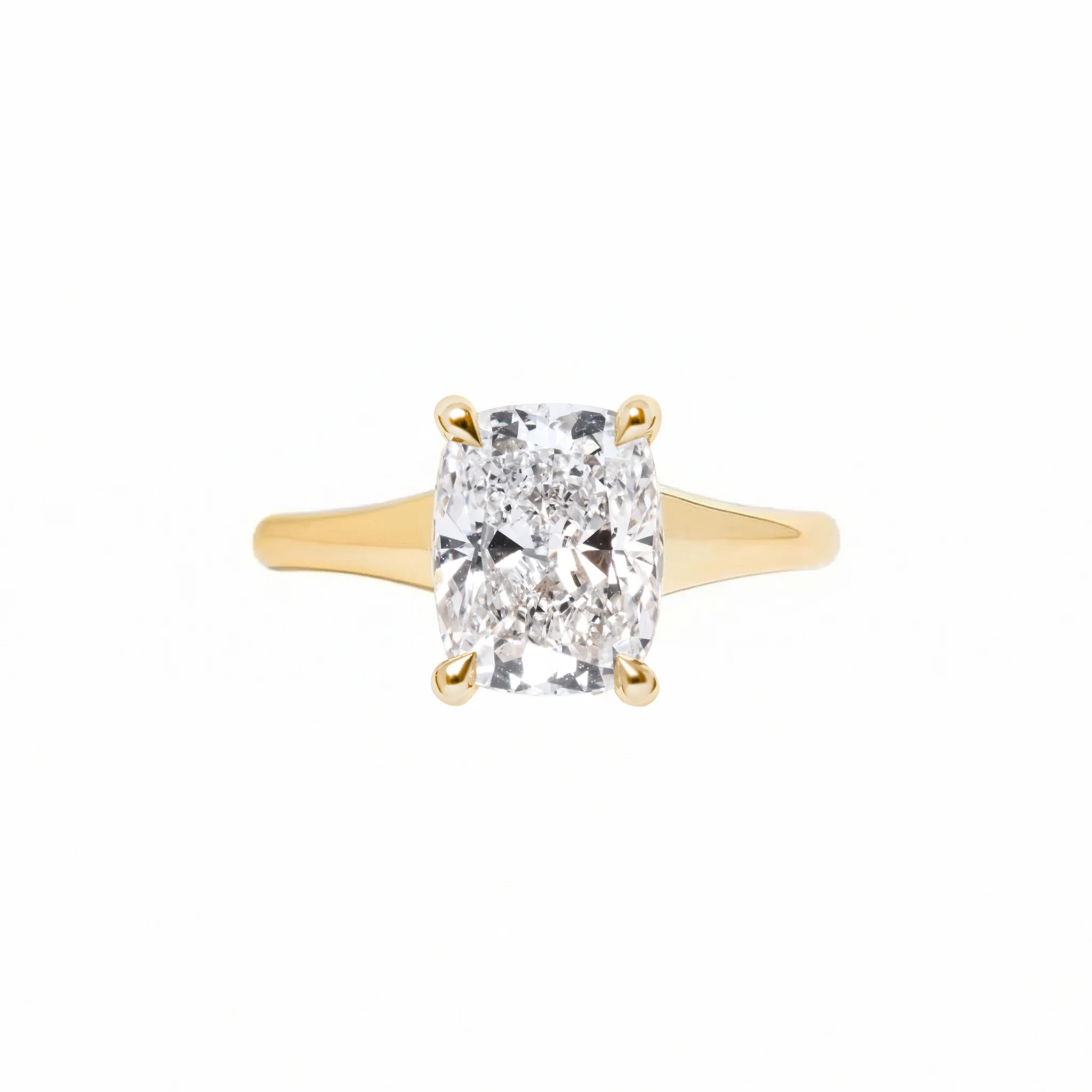 Does Not Stack Flush Engagement Rings